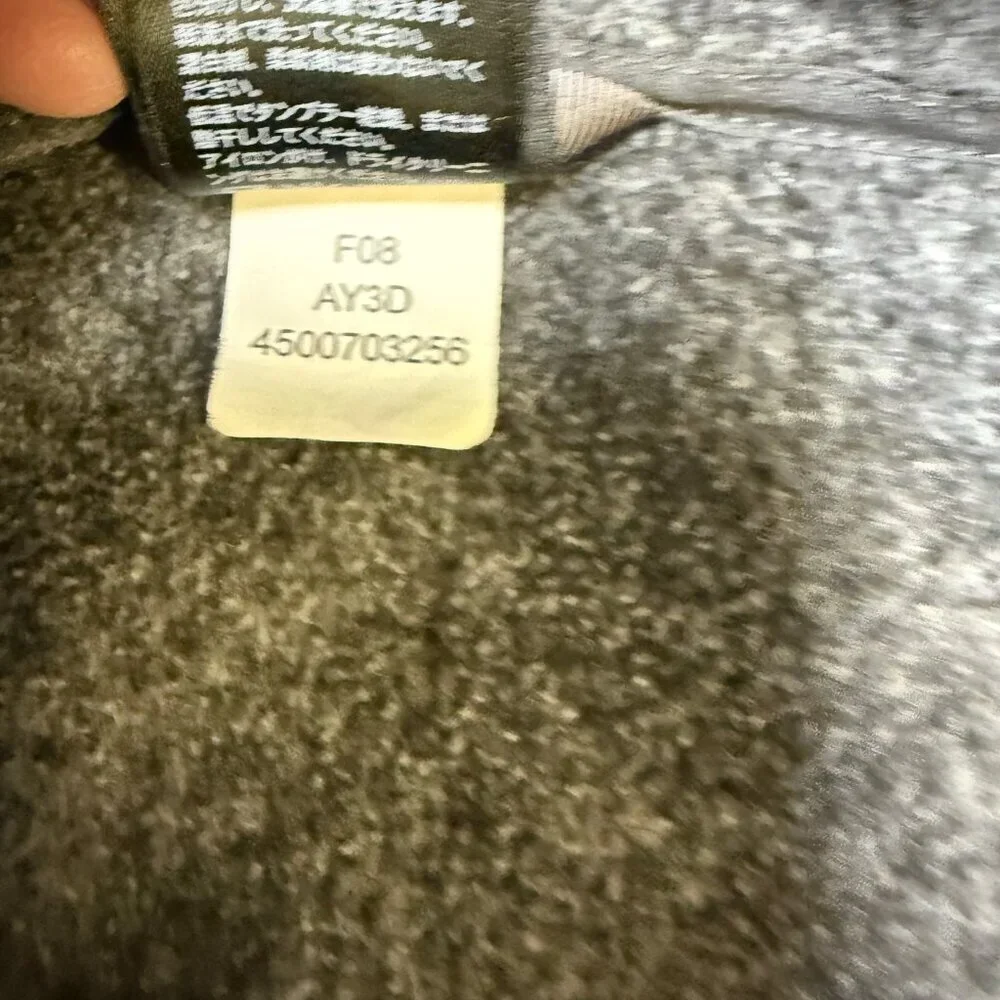 The North Face‎ Men's Full Zip Fleece Jacket XL Gray Fall 2008 EUC